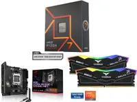 AMD AMD Ryzen 7 7700X, Asus ROG Strix B650E-I Gaming Wifi, 16GB TeamGroup DDR5-6000 AMD AMD Ryzen 7 7700X, Asus ROG Strix B650E-I Gaming Wifi, 16GB TeamGroup DDR5-6000