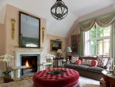 Fig 2: The drawing room of the guest accommodation created on the site of the barn. Chandler’s House, Alton Barnes, Wiltshire. Photograph: Paul Highnam for the Country Life Picture Library. ©Country Life