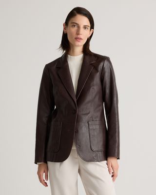 100% Leather Blazer