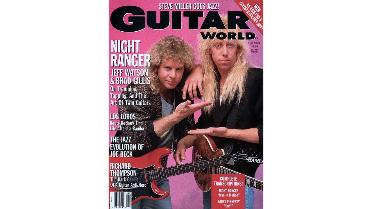 Night Ranger Guitar World cover