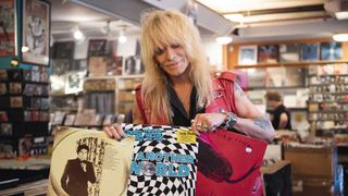 Michael Monroe with his purchases
