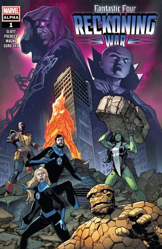 Fantastic Four: The Reckoning War Alpha #1 cover