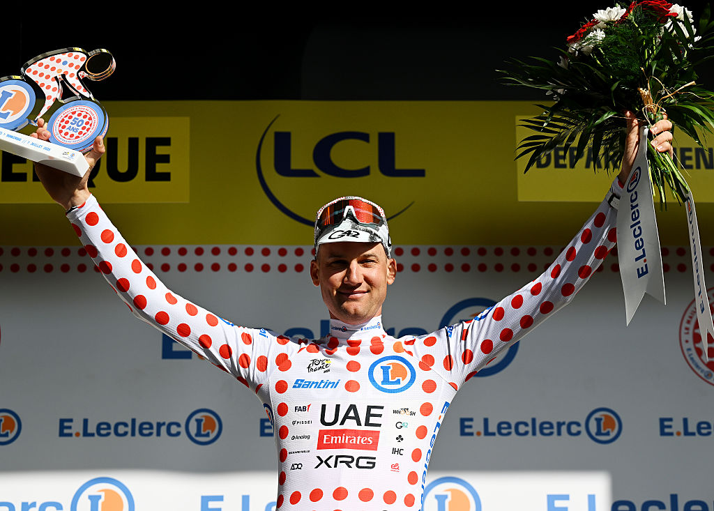 Tour de France 2025: Tim Wellens in the polka-dot jersey after stage 3