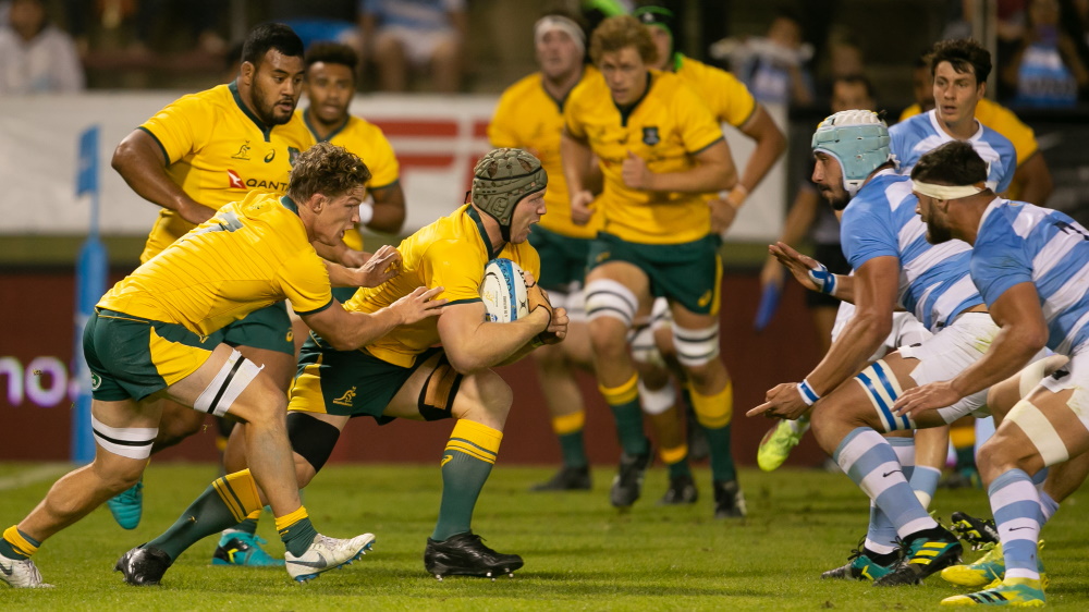 Australia vs Argentina di Kejuaraan Rugby