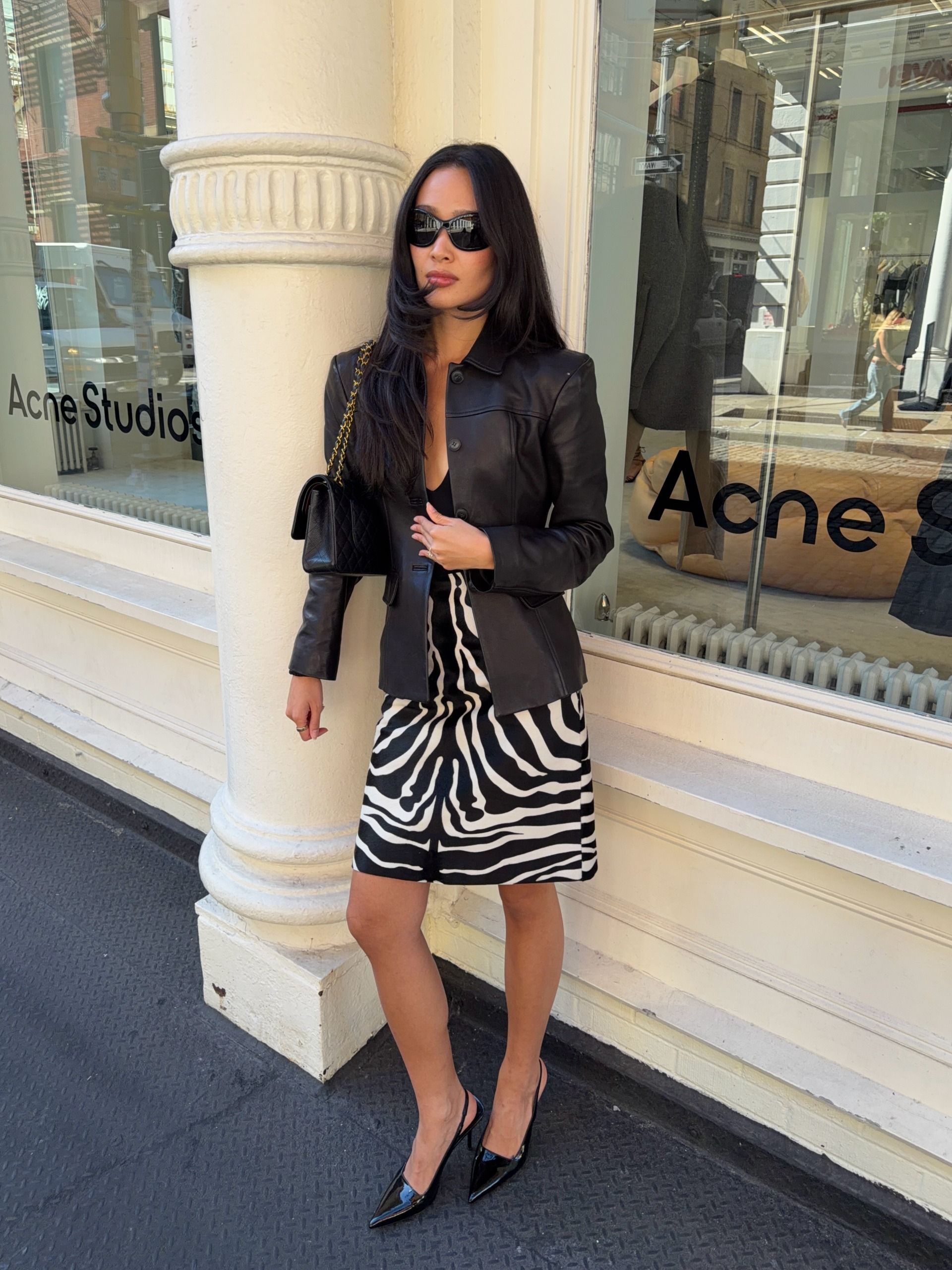 An image of a woman wearing best fitted fall jacket 2026
