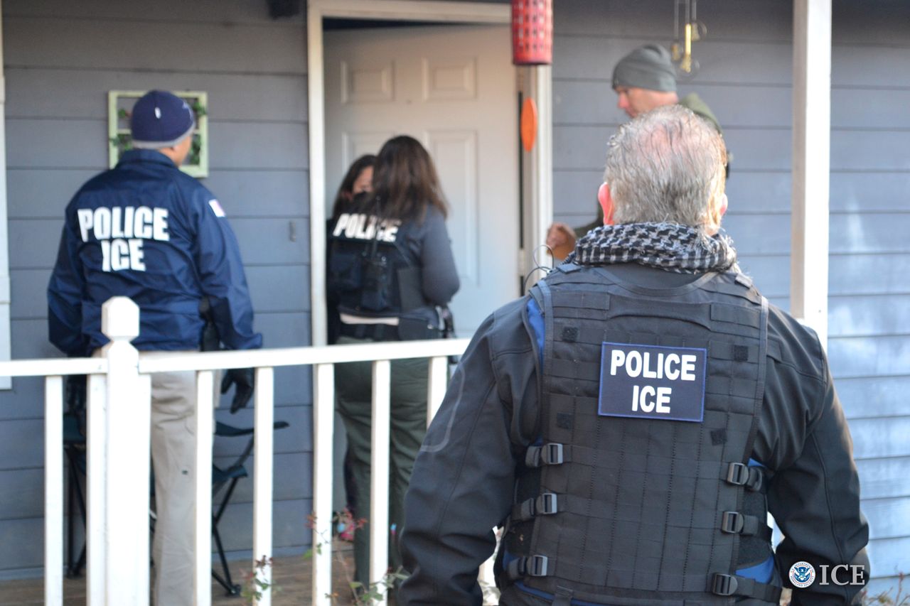 A 2017 ICE raid.