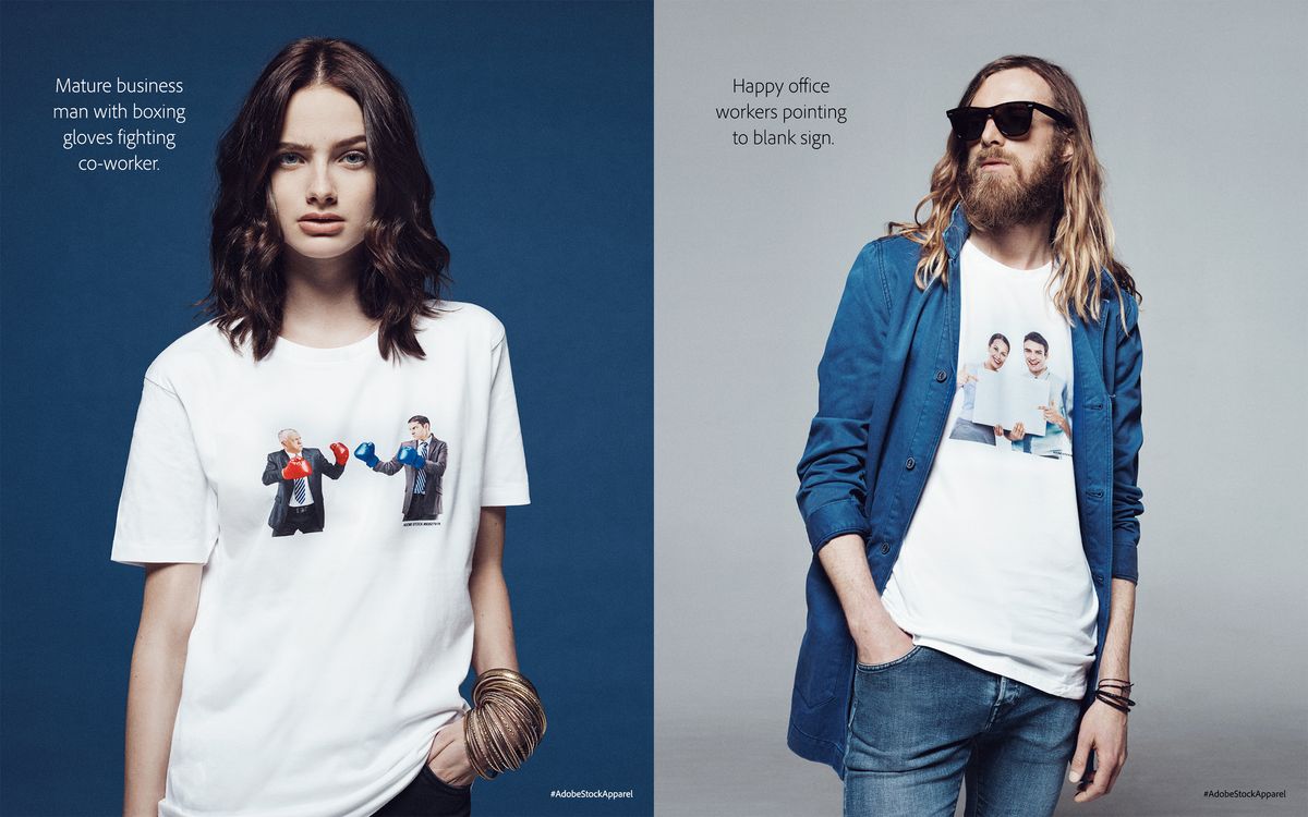 These T-shirts integrate style and irony seamlessly