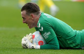 Everton goalkeeper Jordan Pickford during the Premier League match at Goodison Park, Liverpool. Picture date: Sunday May 1, 2022