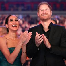 Meghan Markle and Prince Harry attend the closing ceremony of the Invictus Games Düsseldorf 2023 at Merkur Spiel-Arena on September 16, 2023 in Duesseldorf, Germany.