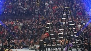 The TLC match from WrestleMania 17