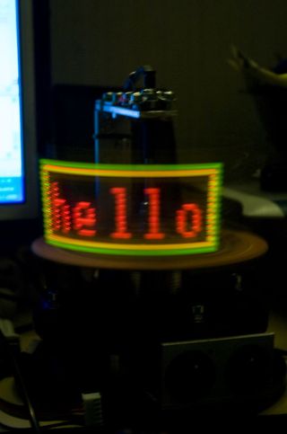 Rotating LED Display (POV)