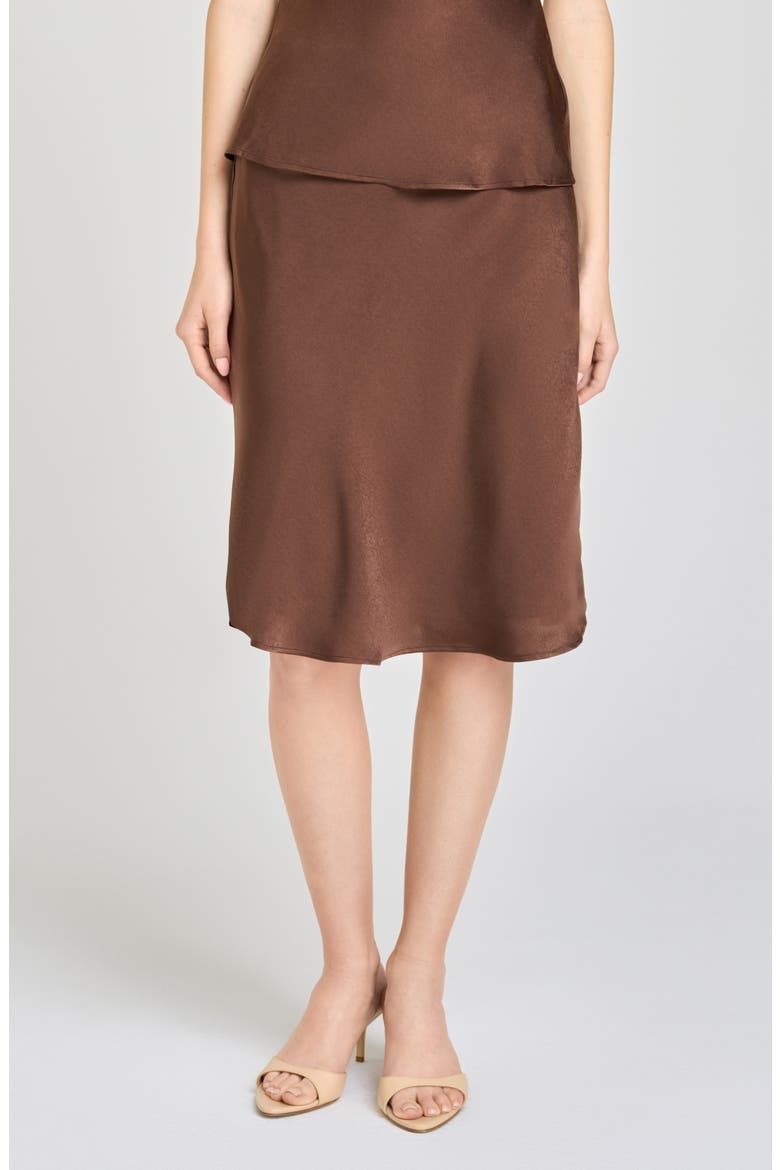 Felicity Satin Slip Skirt