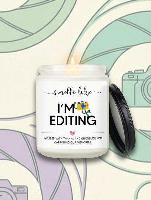 Photographer Gift candle