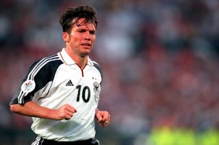 Lothar Matthaus of Germany in action at Euro 2000