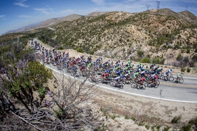 The peloton saw plenty of desert scenery along today&rsquo;s route
