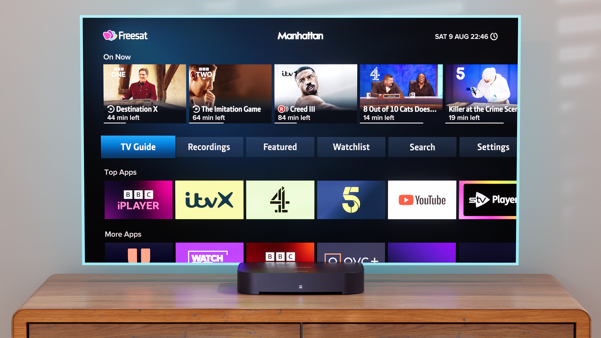 Manhattan S4-R Freesat 4K TV Recorder