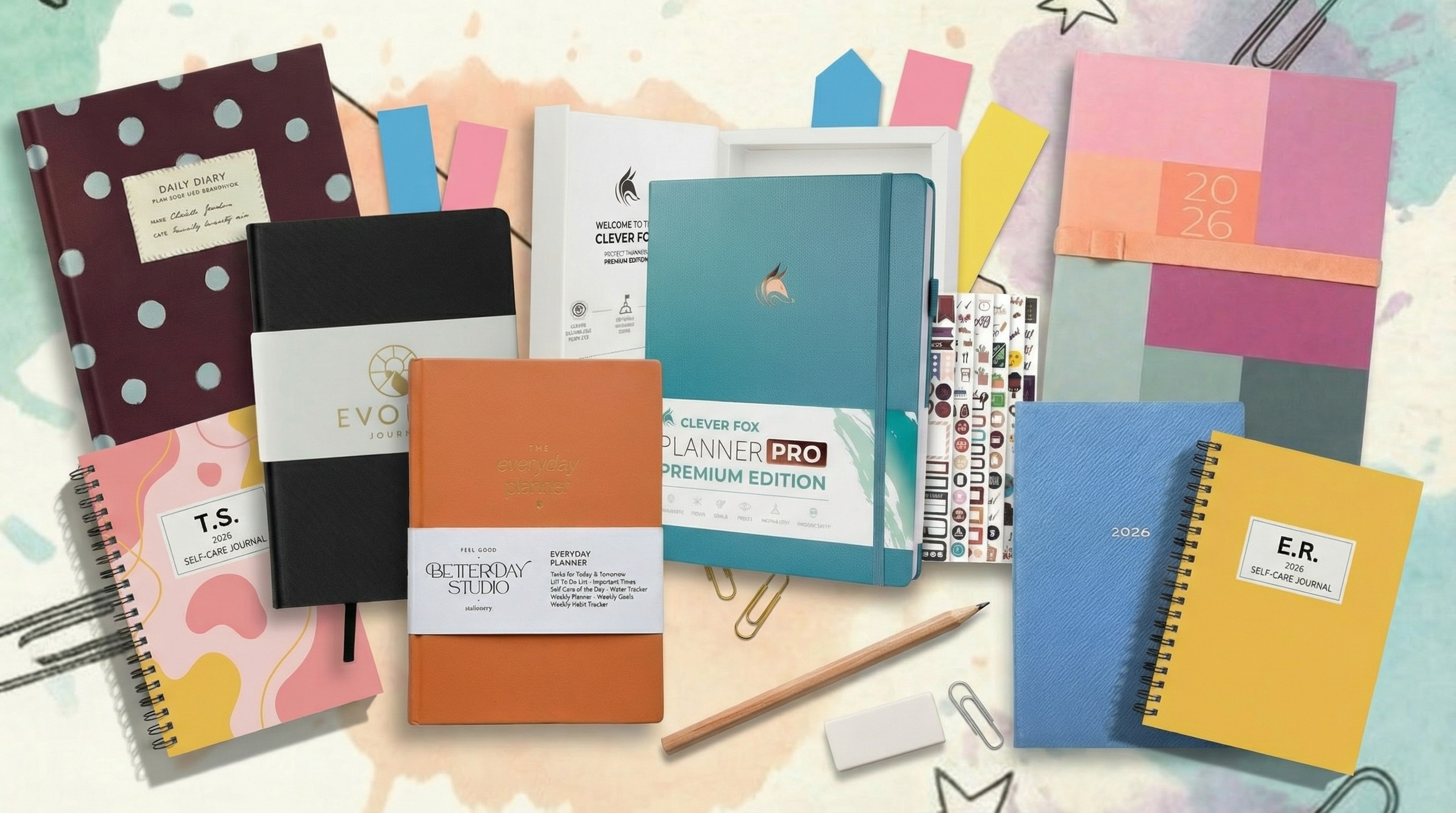 A selection of six of the best planners to buy in 2026, tried and tested