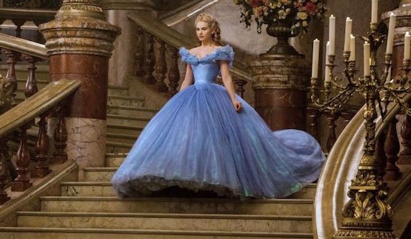 The secrets behind Lily James's blue ball gown in Cinderella