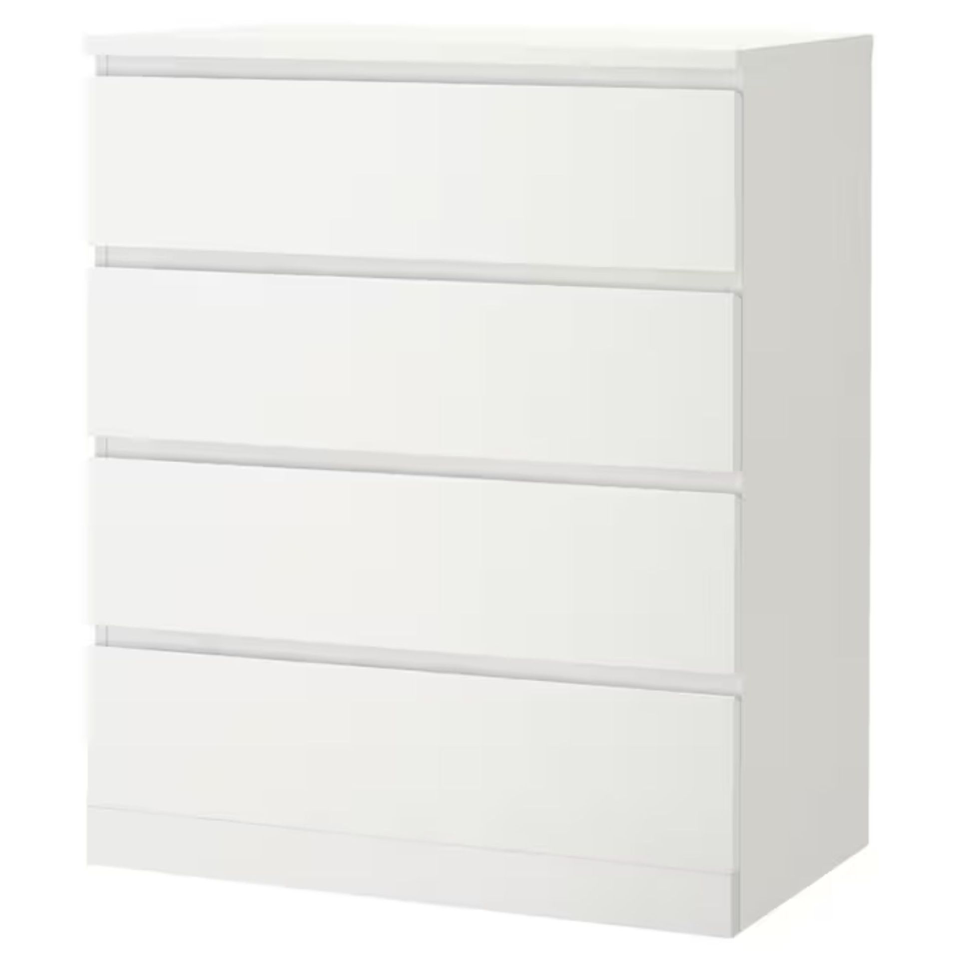 IKEA Malm Dresser against a white background.
