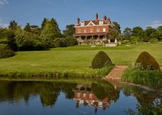 A view from the far side of the lake to the west front of Benington Lordship. ©Paul Highnam/Country Life