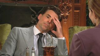 Jason Thompason as Billy speaking to someone in The Young and the Restless