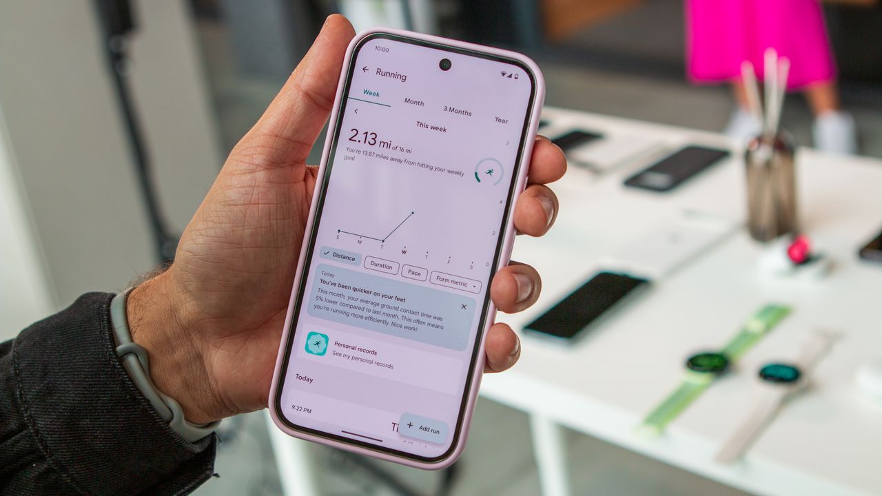 Run Performance in Fitbit app on Pixel 9