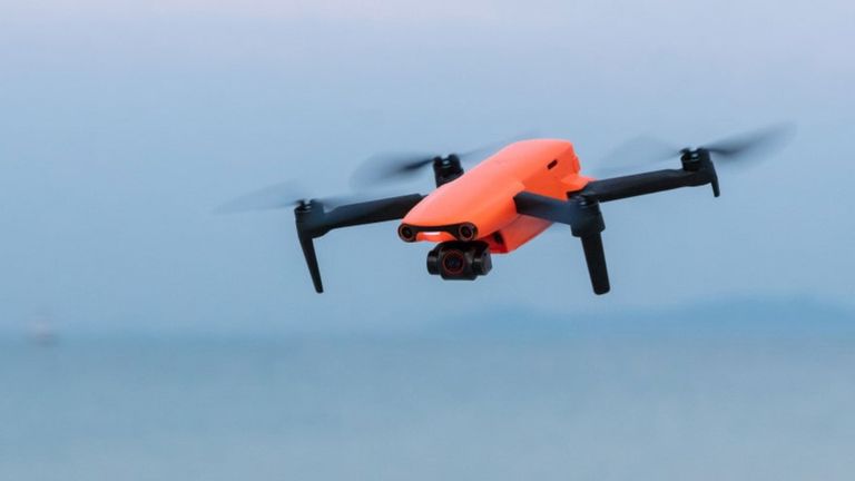 best drone for beginners: Autel Evo Nano drone in flight