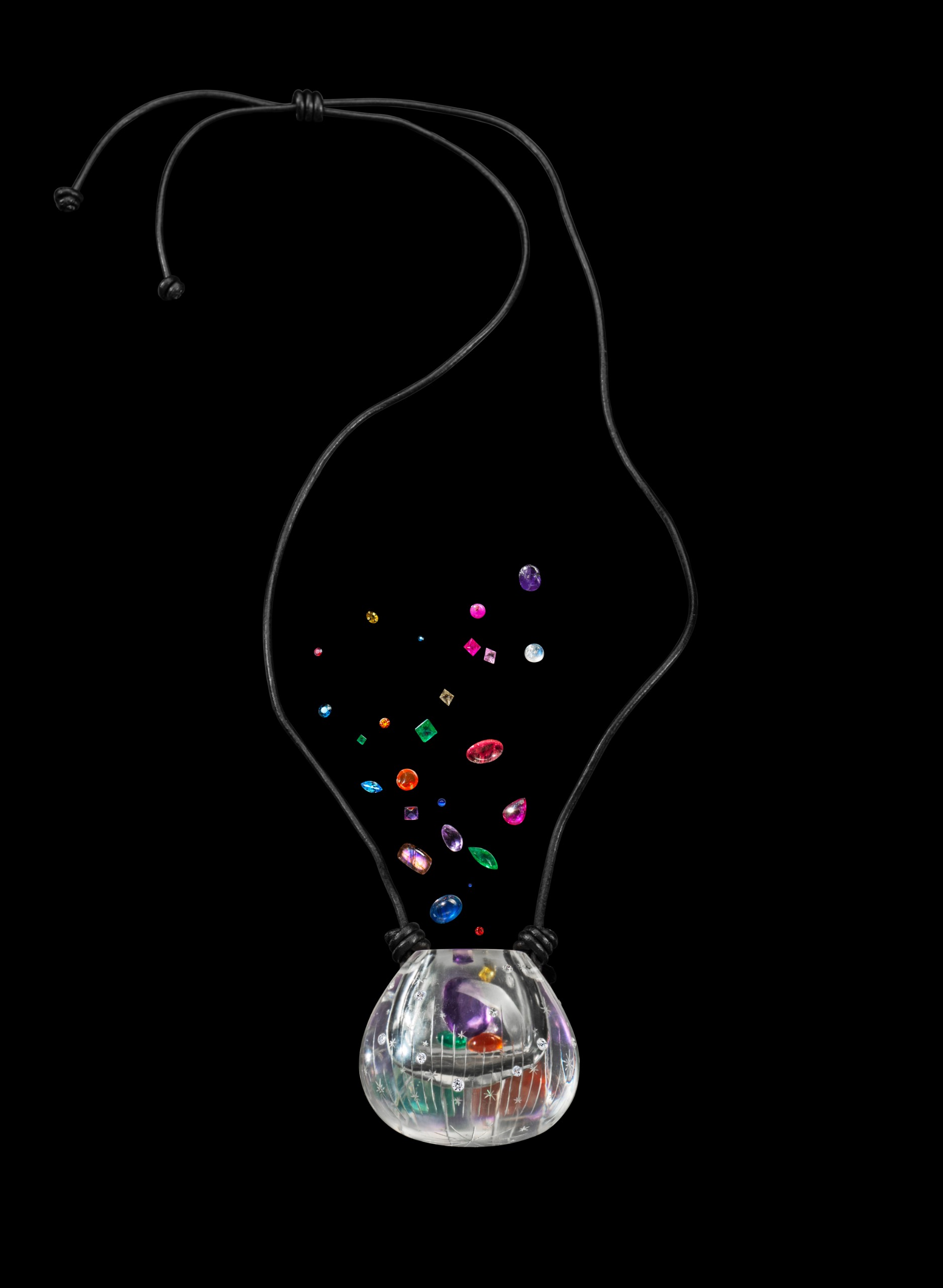 Solange Azagury-Partridge Frankenstone Rockstar pouch pendant