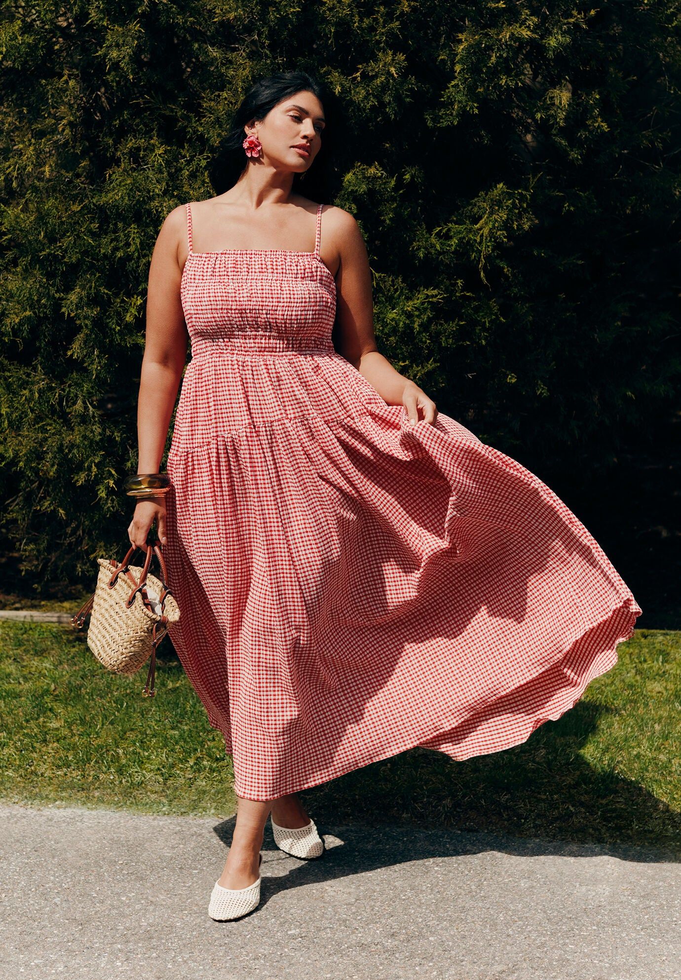 Smocked Tiered Maxi Dress