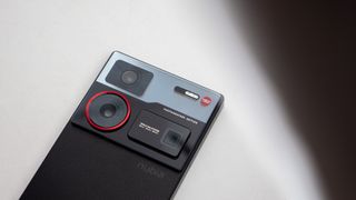 The unique camera module on the back of the Nubia Z60 Ultra Photographer Edition