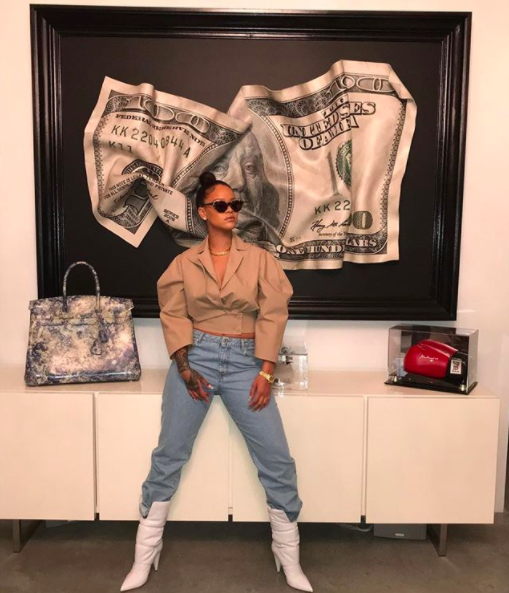 rihanna street style