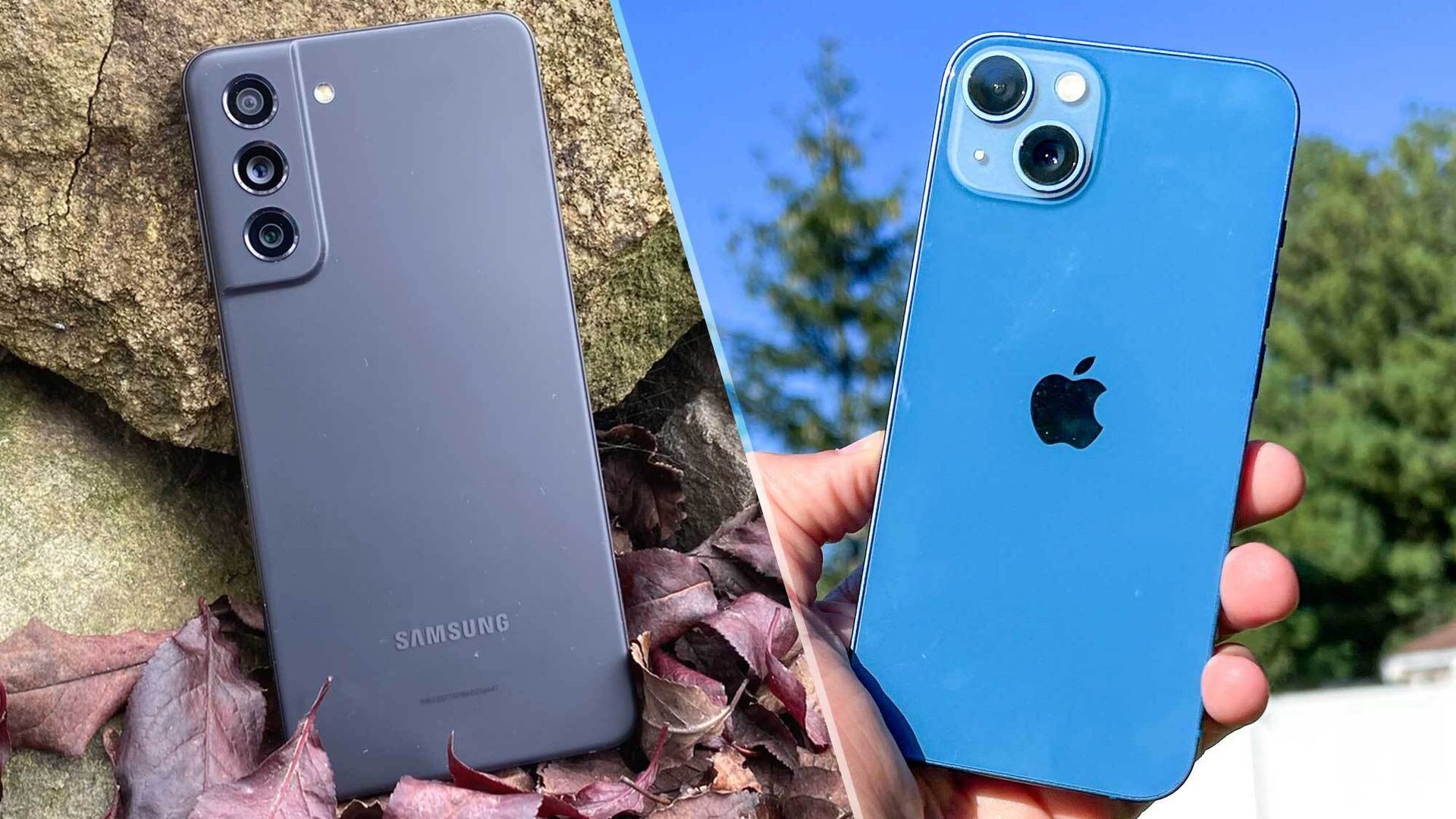 samsung s21fe vs iphone 13 pro max