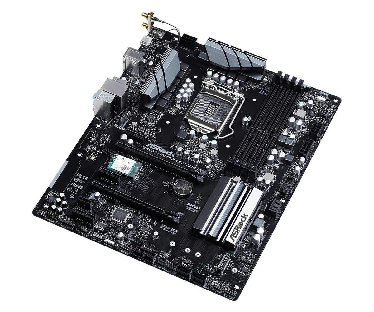 ASRock Z490 Motherboard Features 10-Pin Intel ATX12VO Power Connector
