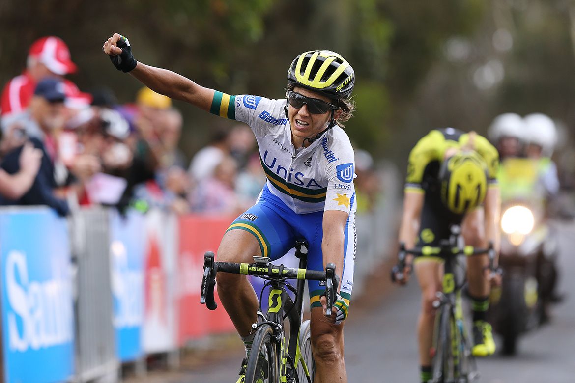 Stage 2 winner Katrin Garfoot (UniSA-Australia)