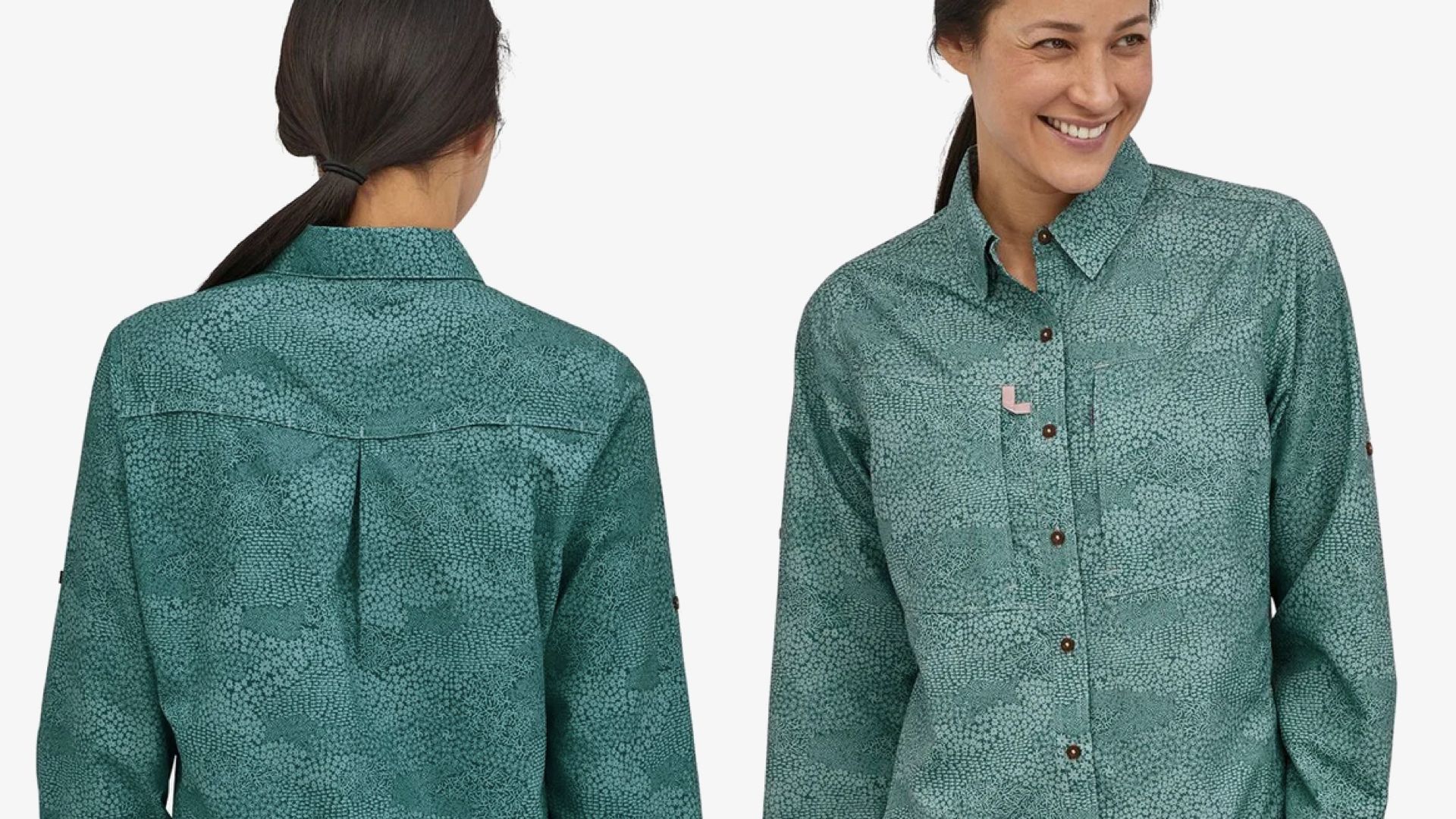 送料無料3☆Patagonia☆パタゴニア Sol Patrol 長袖シャツ size:S