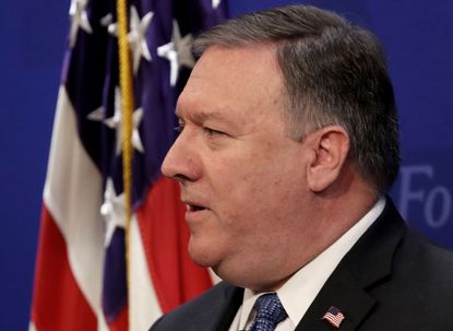 Pompeo threatens to "crush" Iran with sanctions.