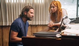 A Star Is Born's Bradley Cooper and Lady Gaga singing