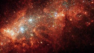Millions of stars are born in a nearby galaxy