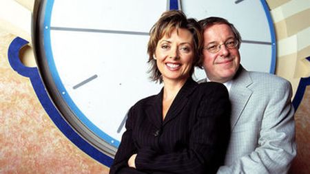 Richard Whiteley and Carol Vorderman