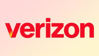 Verizon logo on orange background