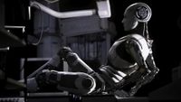 The Talos Principle 3 trailer still - android rising from bed