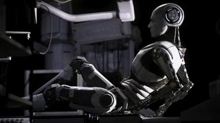 The Talos Principle 3 trailer still - android rising from bed