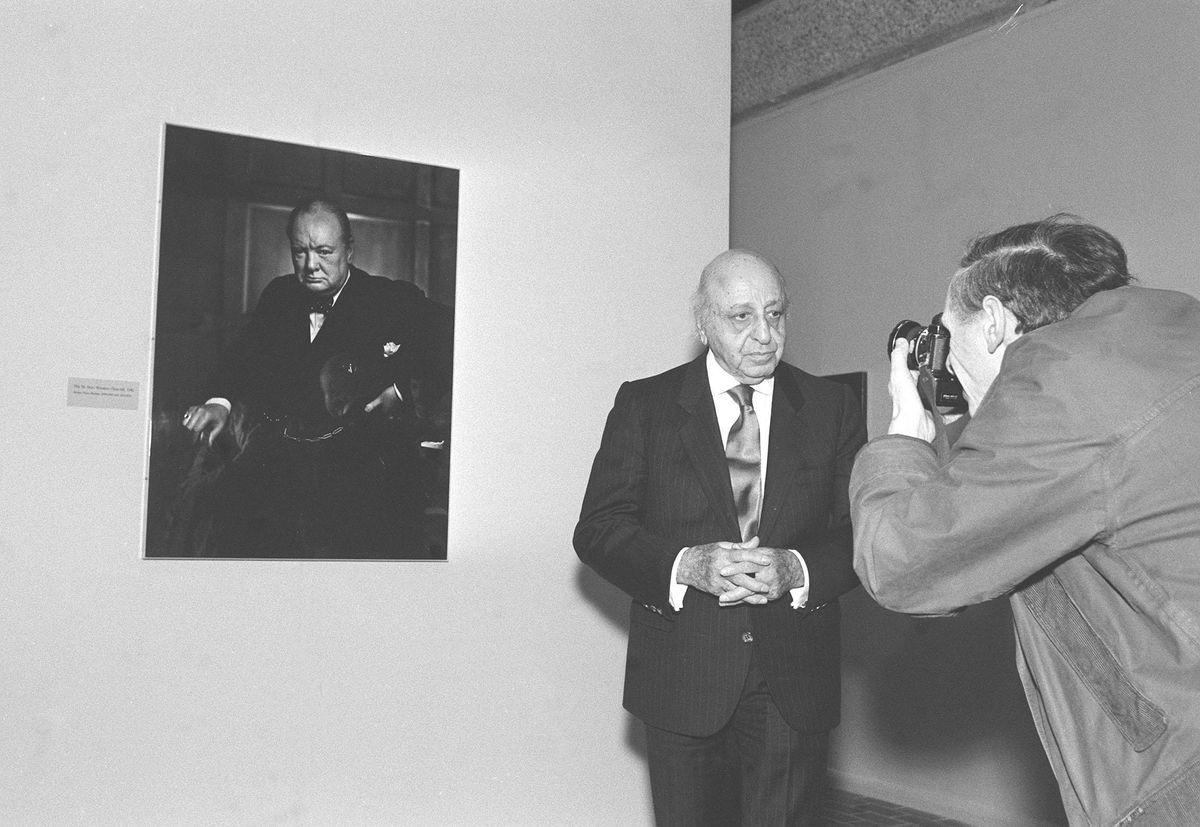 Yousuf Karsh and his Churchill portrait