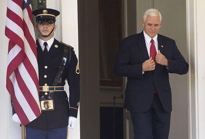 Pence on the move.