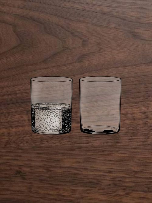 Veloce Crystal Water Glass