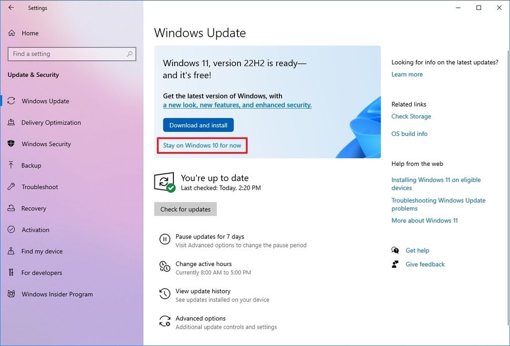 How to get the Windows 10 2022 Update on your PC | Windows Central