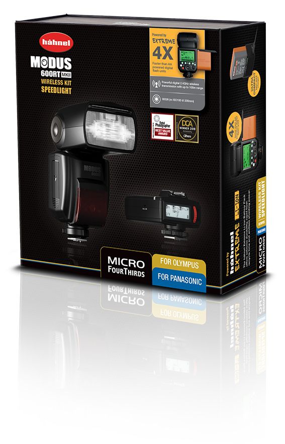 Hahnel Modus 600RT Mk II Kit for MFT - one flashgun plus Viper trigger