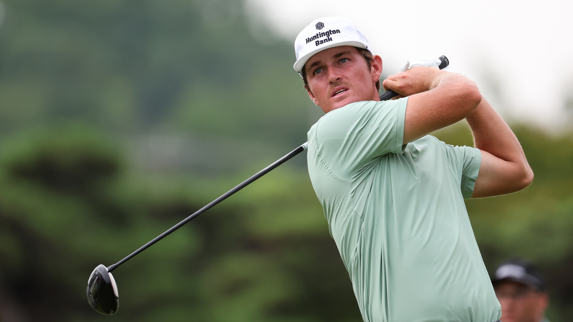 Preston Stout in action at the 2026 US Amateur Championship at Merion Golf Club