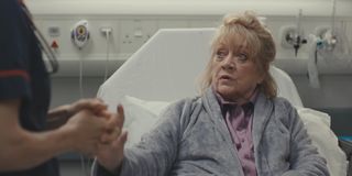 Amanda Barrie as Elsie Clegg in Casualty.