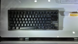 Wooting gaming keyboards with its new Knob accessory.